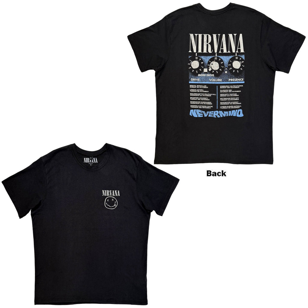 Nirvana Unisex Premium Carbon T-Shirt: More Drive (Black) (Back Print)