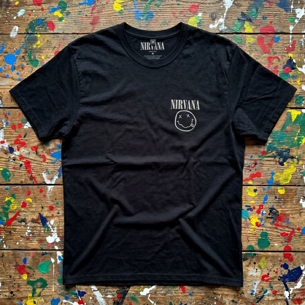 Nirvana Unisex Premium Carbon T-Shirt: More Drive (Black) (Back Print)