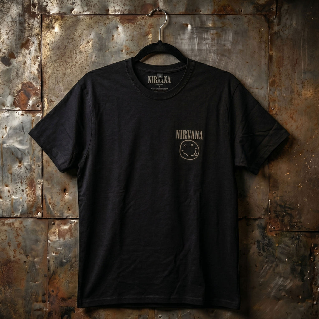 Nirvana Unisex Premium Carbon T-Shirt: More Drive (Black) (Back Print)