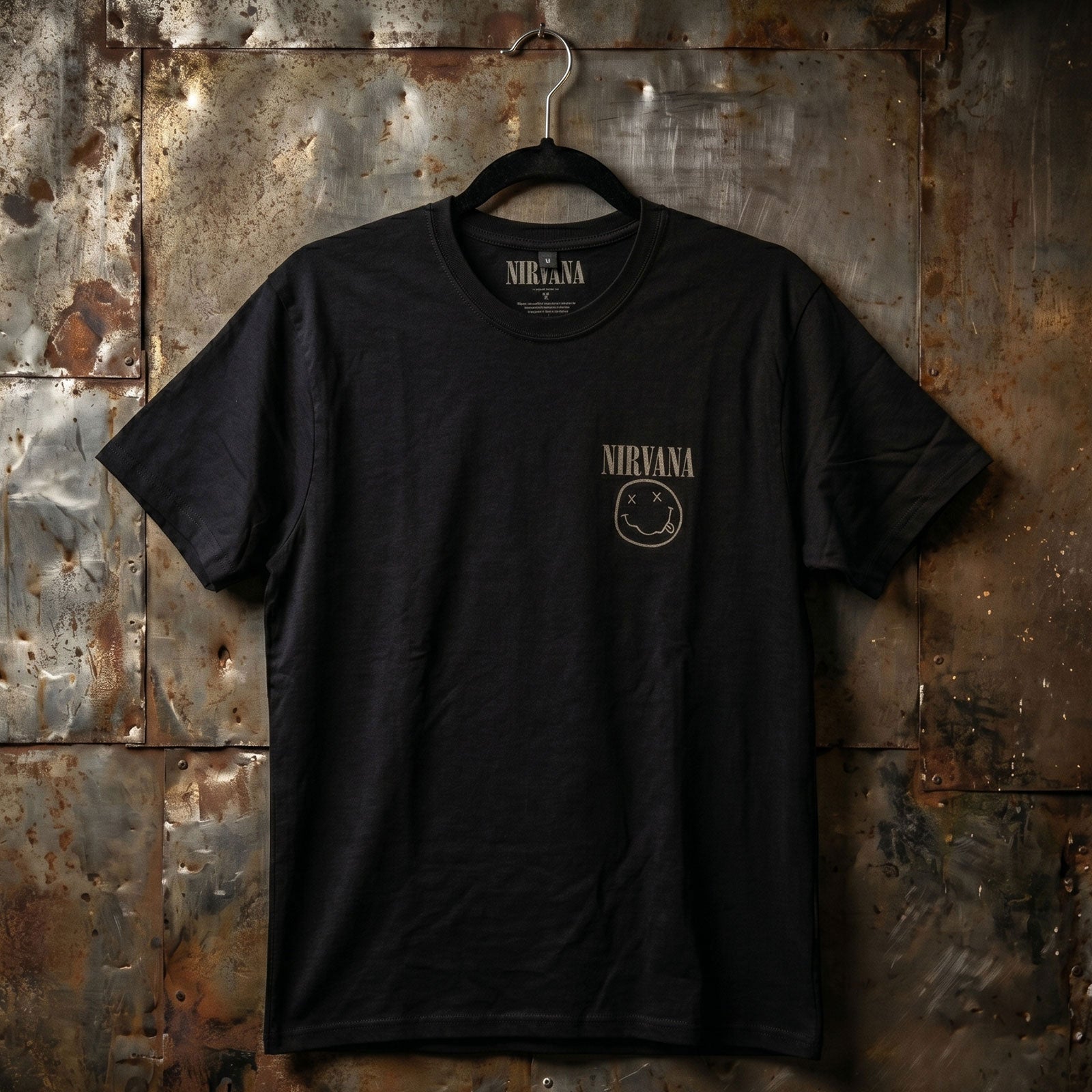 Nirvana Unisex Premium Carbon T-Shirt: More Drive (Black) (Back Print)
