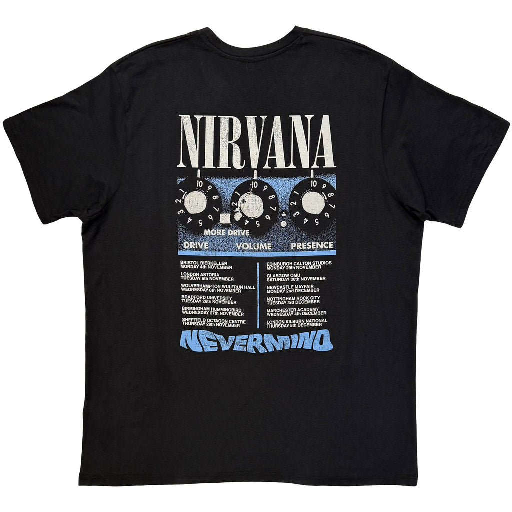 Nirvana Unisex Premium Carbon T-Shirt: More Drive (Black) (Back Print)
