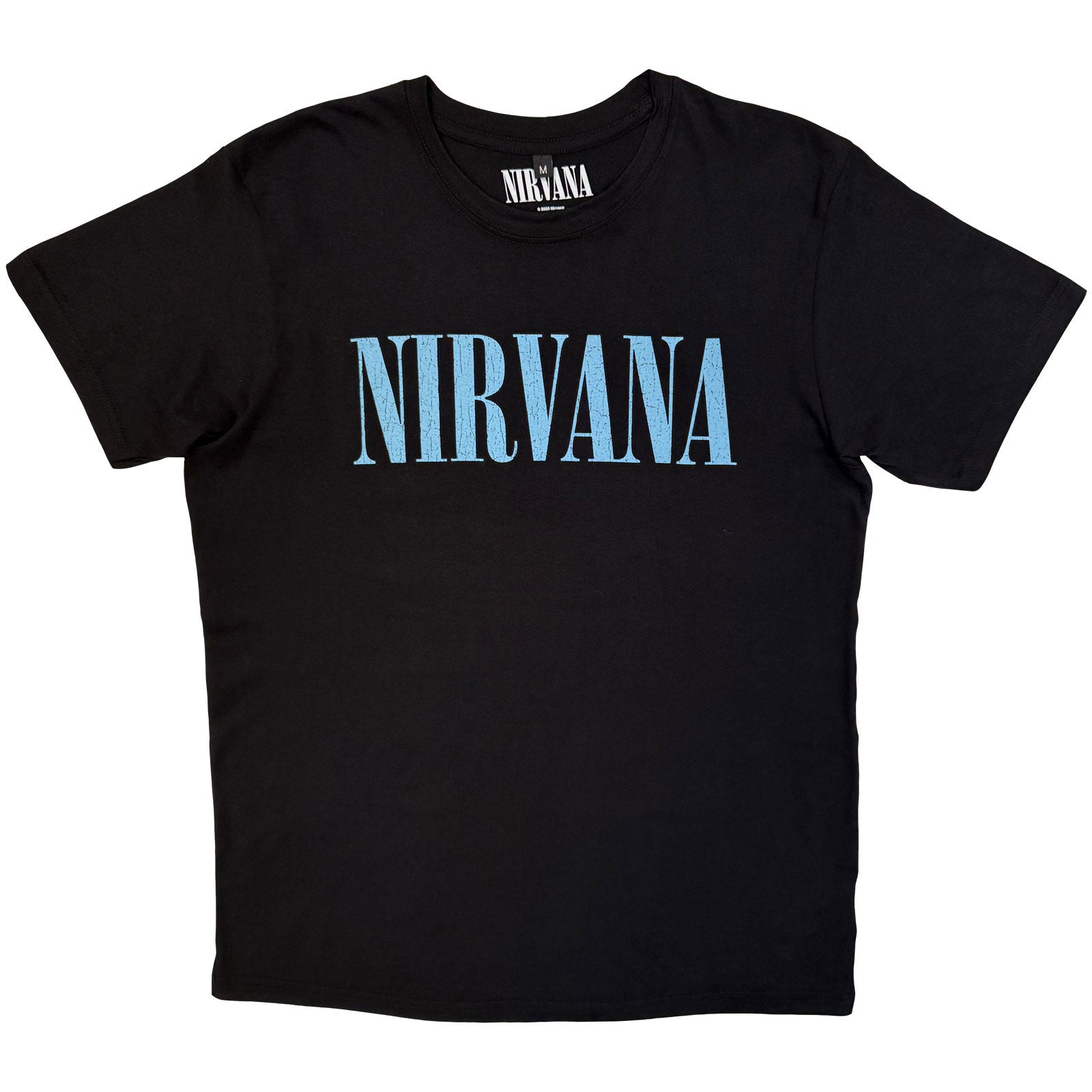 Nirvana Unisex Premium Carbon T-Shirt: Silver (Black) (Back Print)