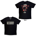 Nirvana Unisex Premium Carbon T-Shirt: Something In The Way (Black) (Back Print)