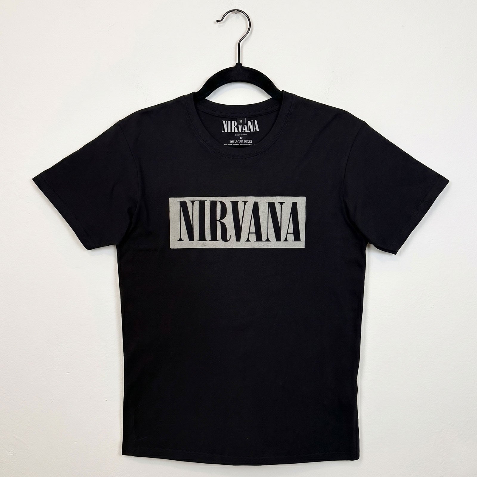 Nirvana Unisex Premium Carbon T-Shirt: Something In The Way (Black) (Back Print)
