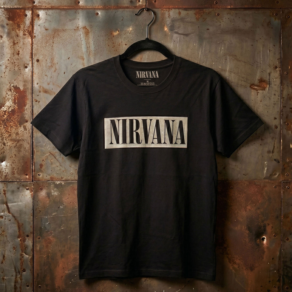 Nirvana Unisex Premium Carbon T-Shirt: Something In The Way (Black) (Back Print)