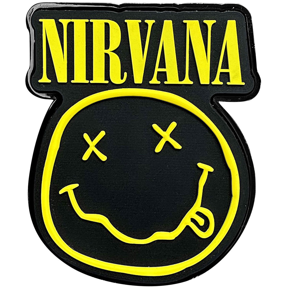 Nirvana Magnet: Happy Face Cut Out