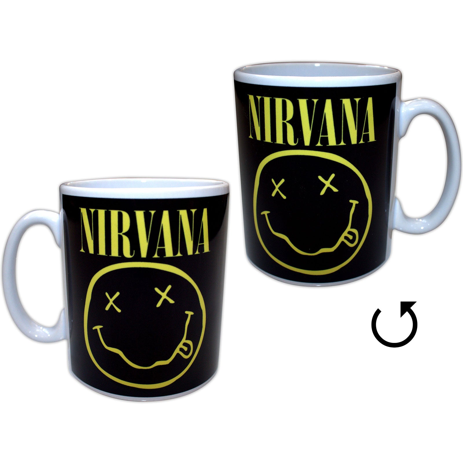 Nirvana Unboxed Mug: Happy Face (White)