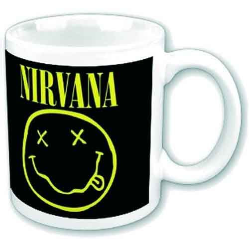 Nirvana Unboxed Mug: Happy Face (White)