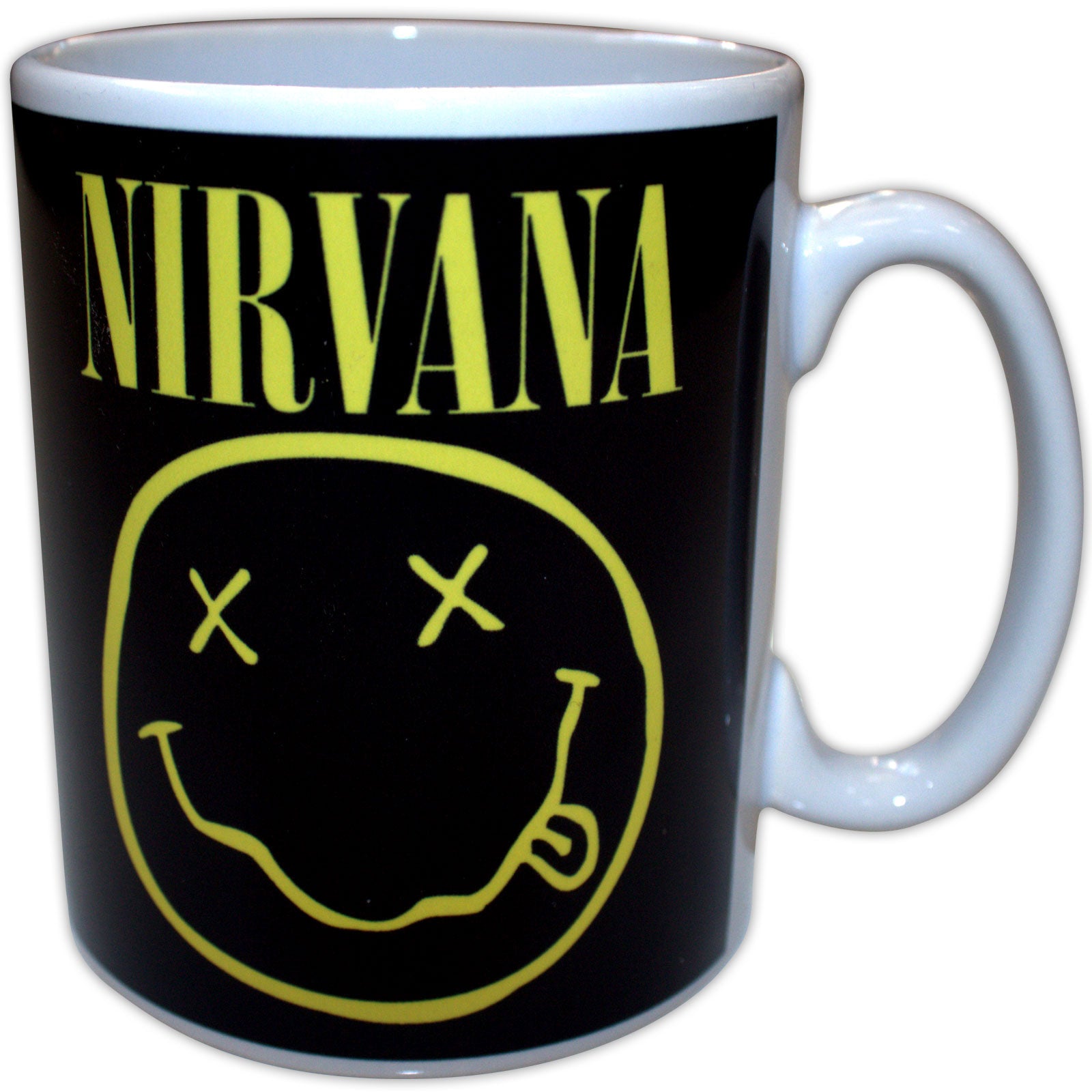 Nirvana Unboxed Mug: Happy Face (White)