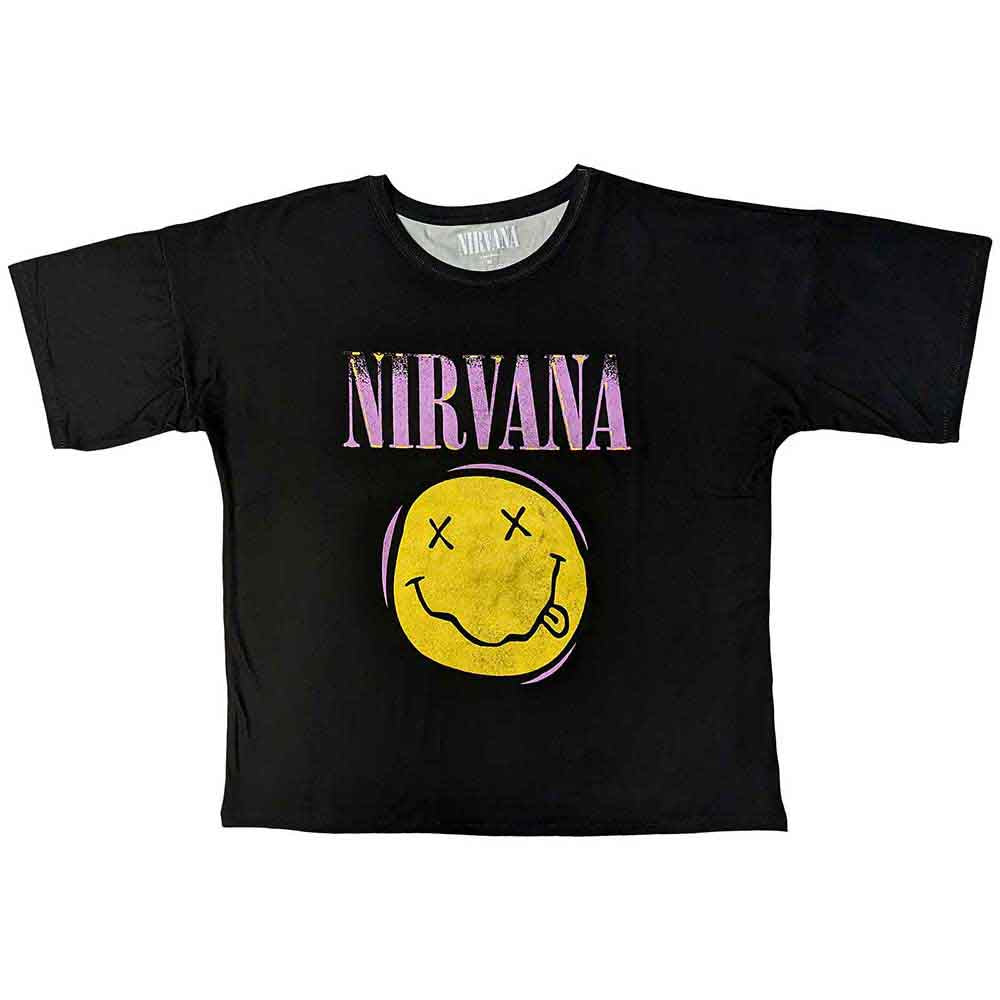 Nirvana Ladies Pyjamas: Xerox Smile Pink (Black)