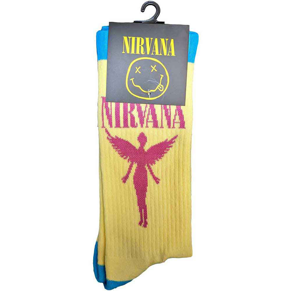Nirvana Unisex Terry Socks: Angelic (Yellow) (UK Size 4 - 7)