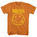 Nirvana Kids T-Shirt: Yellow Happy Face (Orange)