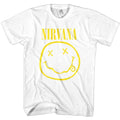 Nirvana Kids T-Shirt: Yellow Happy Face (White)