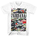 Nirvana Unisex T-Shirt: Cassettes (White)