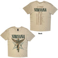 Nirvana Unisex T-Shirt: Angel Vintage (Sand) (Back Print)