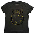 Nirvana Unisex T-Shirt: Inverse Happy Face (Brindle)