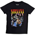 Nirvana Unisex T-Shirt: Unplugged Photo (Black)