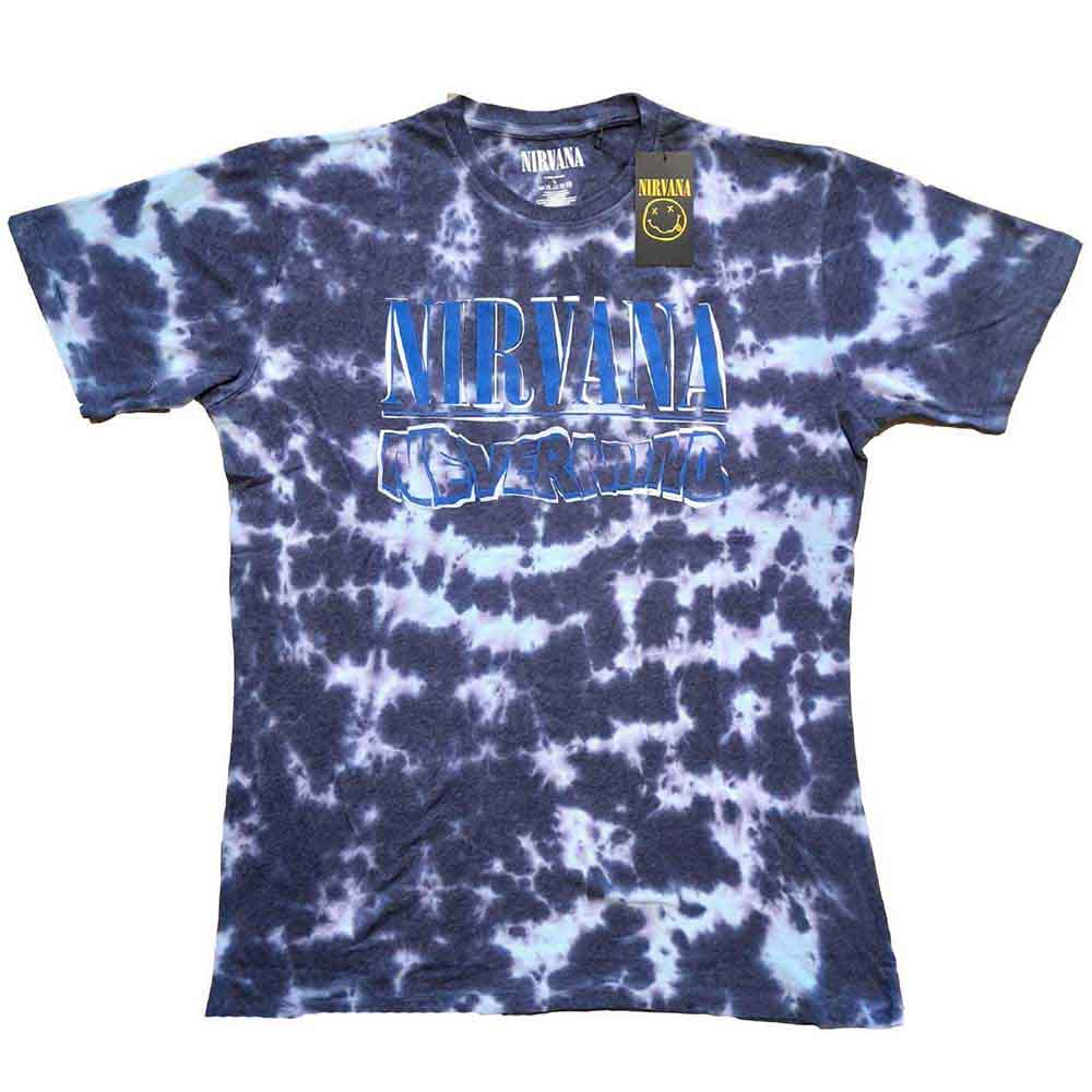 Nirvana Kids T-Shirt: Nevermind Wavy Logo (Purple) (Wash Collection)
