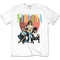 Nirvana Unisex T-Shirt: Trapper Hat (White)