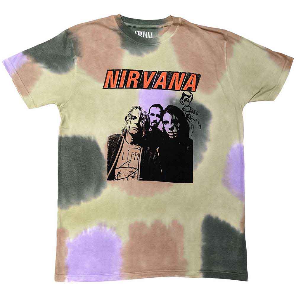 Nirvana Unisex T-Shirt: Flipper (Multicolour) (Wash Collection)