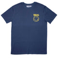 Nirvana Unisex T-Shirt: Mini Happy Face (Denim Blue)