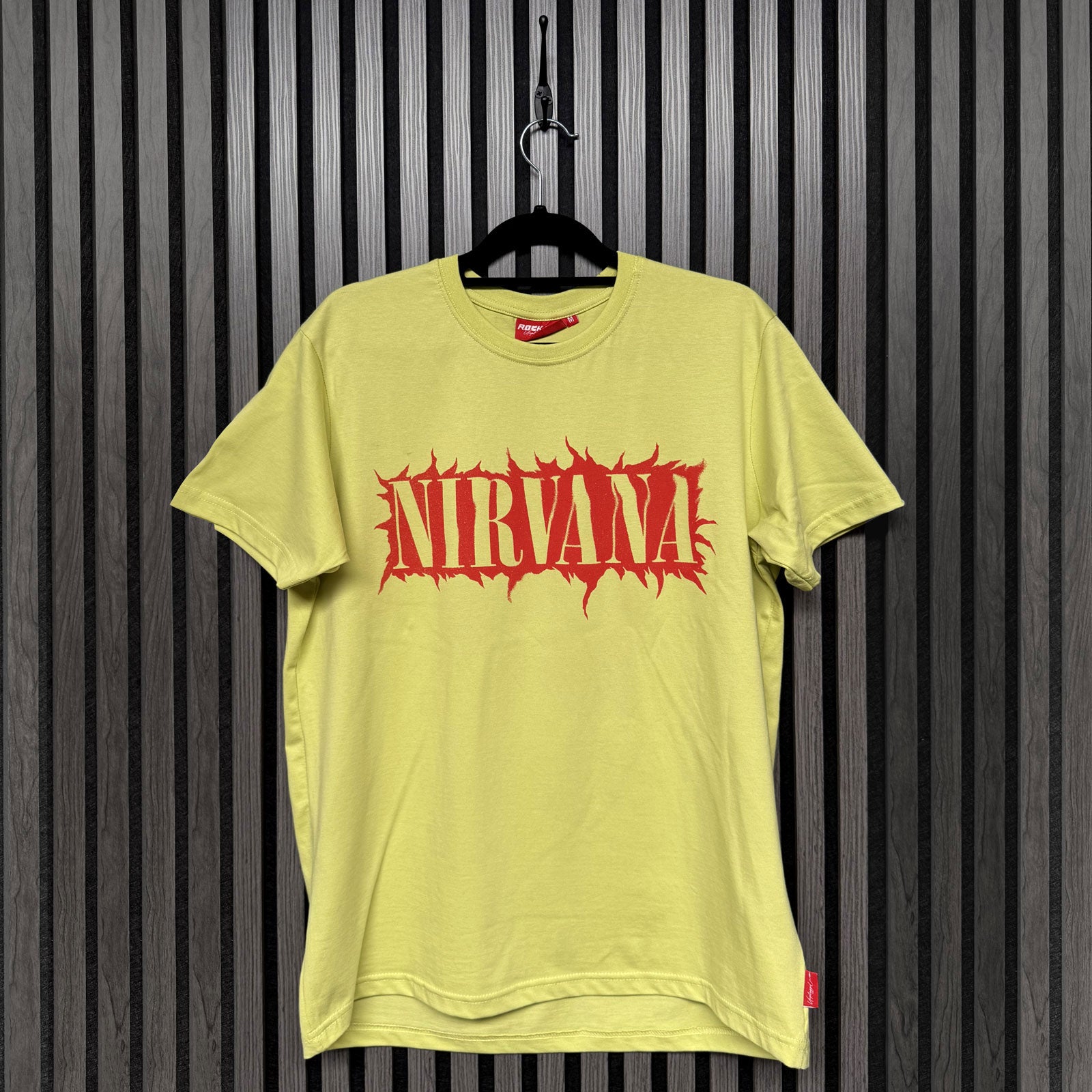 Nirvana Unisex Unplugged T-Shirt: In Utero Angel (Green) (Back Print)