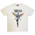 Nirvana Ladies Unplugged T-Shirt: In Utero Angel (Natural)
