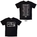 Nickelback Unisex Premium Carbon T-Shirt: Get Rollin' Tour (Black) (Back Print)