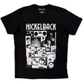 Nickelback Unisex Premium Carbon T-Shirt: Wall Speakers (Black)