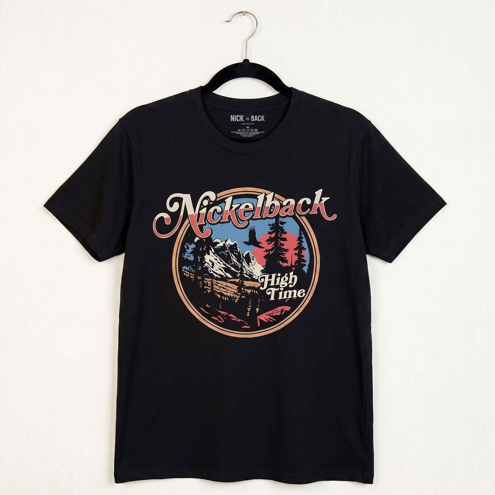 Nickelback Unisex Premium Carbon T-Shirt: High Time (Black)