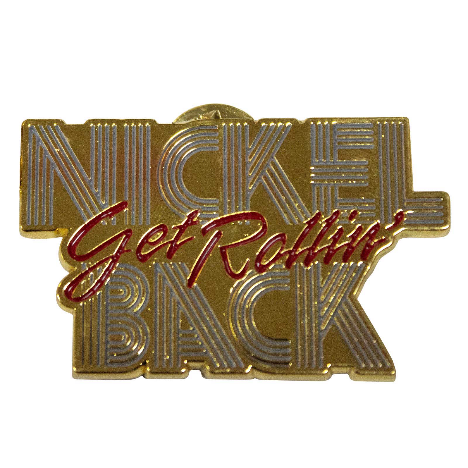 Nickelback Pin Badge: Get Rollin'