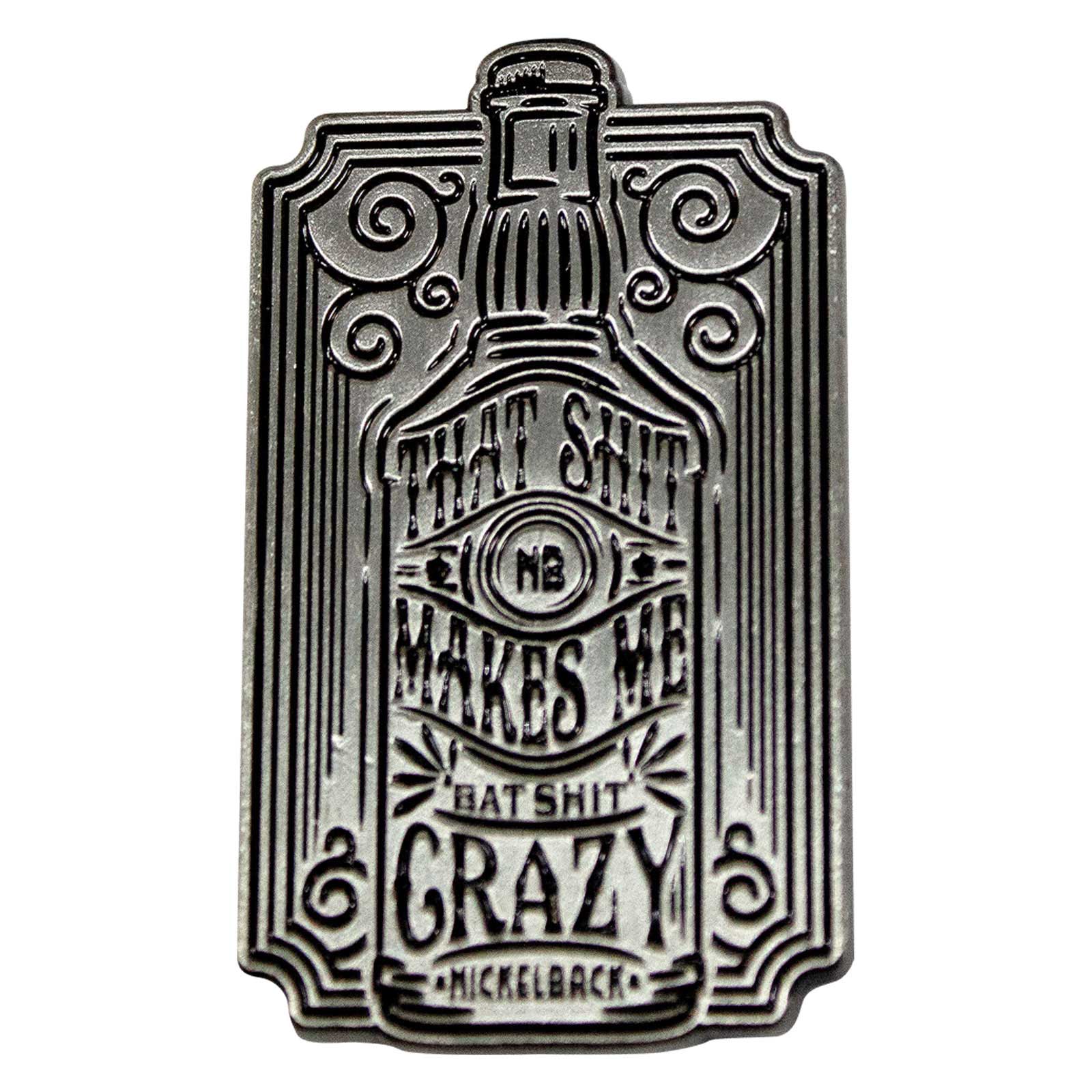 Nickelback Pin Badge: Bat Shit
