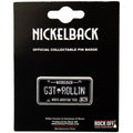 Nickelback Pin Badge: License Plate