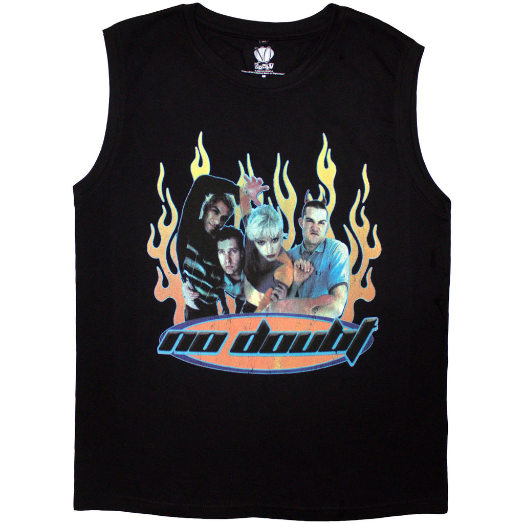 No Doubt Unisex Tank T-Shirt: Retro (Black)