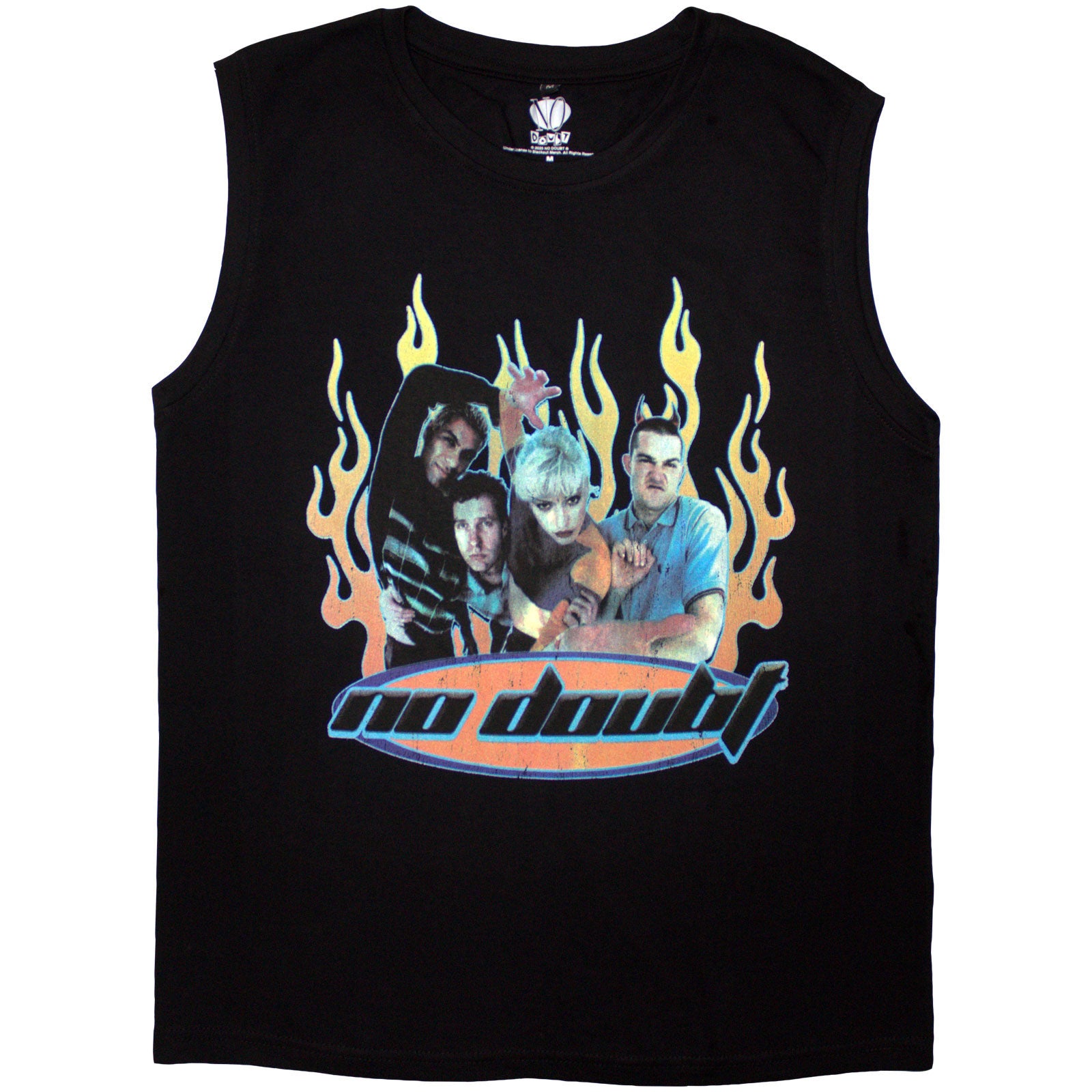 No Doubt Unisex Tank T-Shirt: Retro (Black)