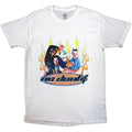 No Doubt Unisex T-Shirt: Flames (White)