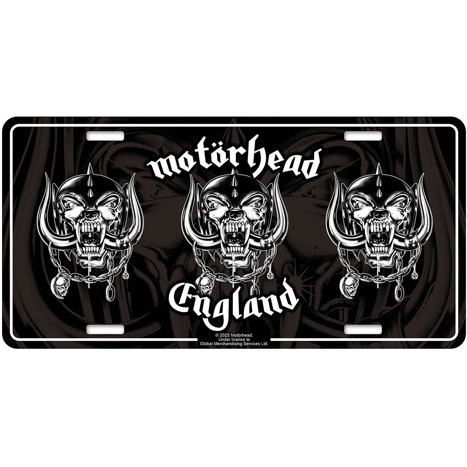 Motorhead Number Plate: England