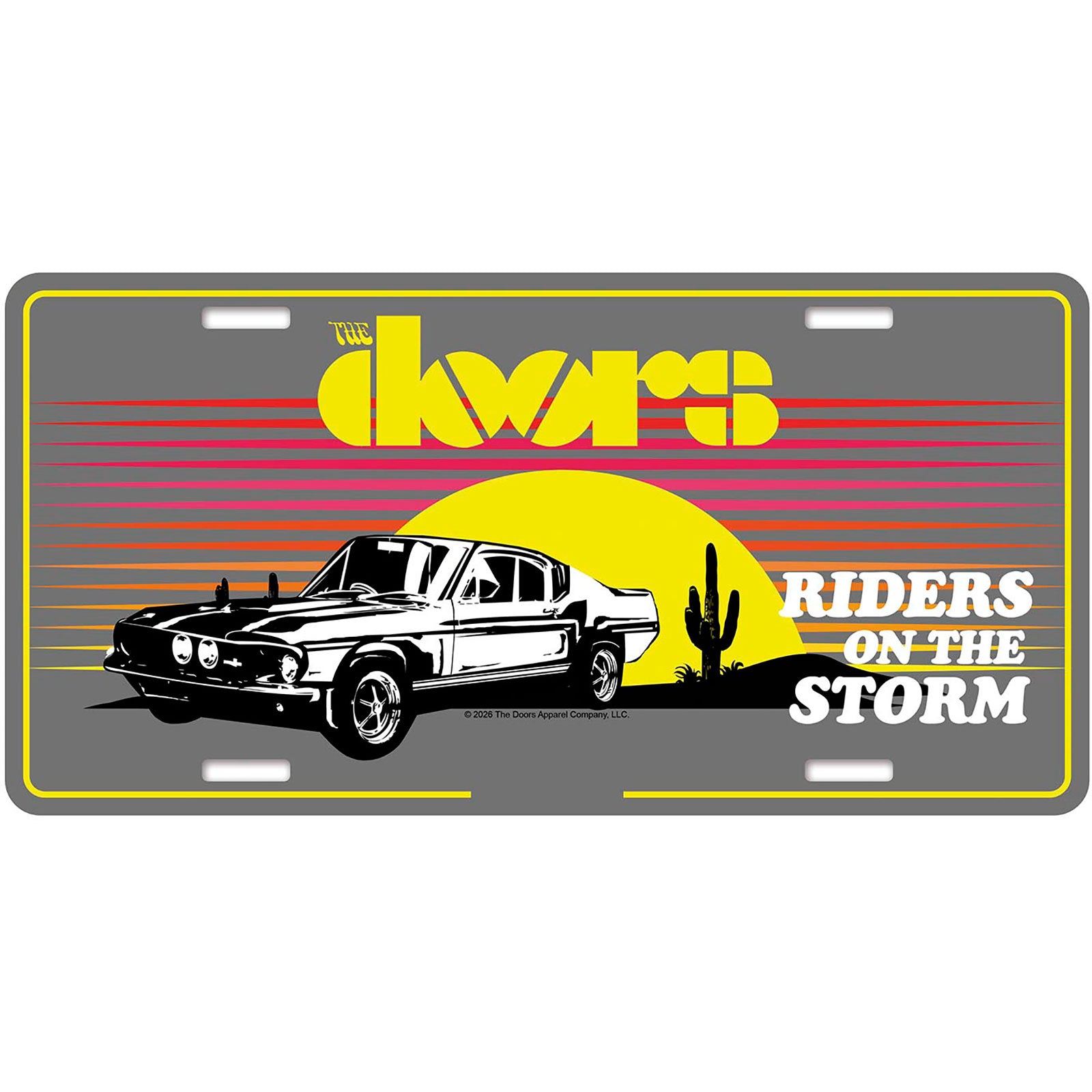 The Doors Number Plate: Riders On The Storm