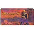 Megadeth  Number Plate: Peace Sells