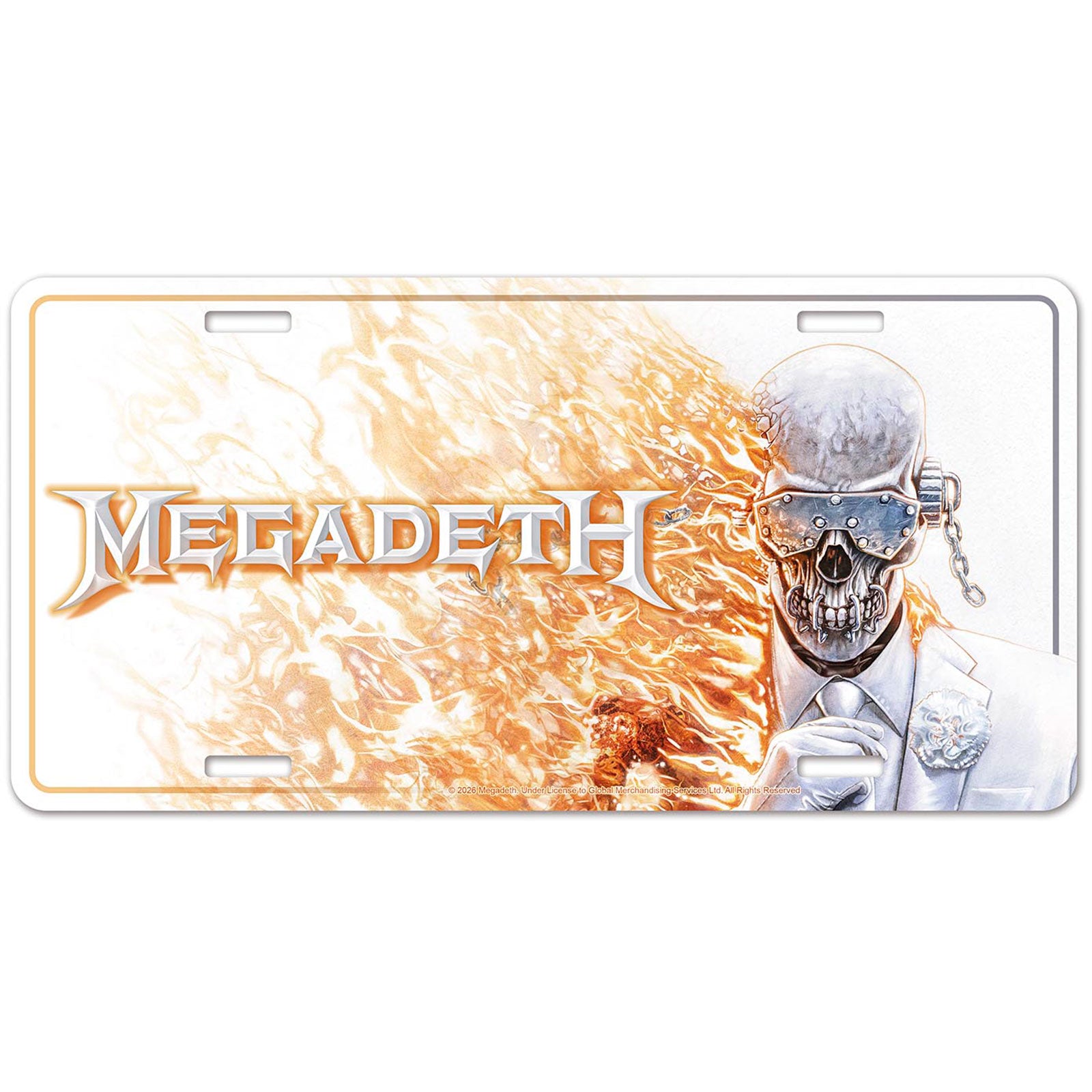 Megadeth  Number Plate: Megadeth