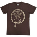 Neil Young Unisex T-Shirt: Tour '76 Seal (Brown)