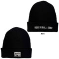Oasis Unisex Beanie Hat: Live '25 (Black) (Back Print)