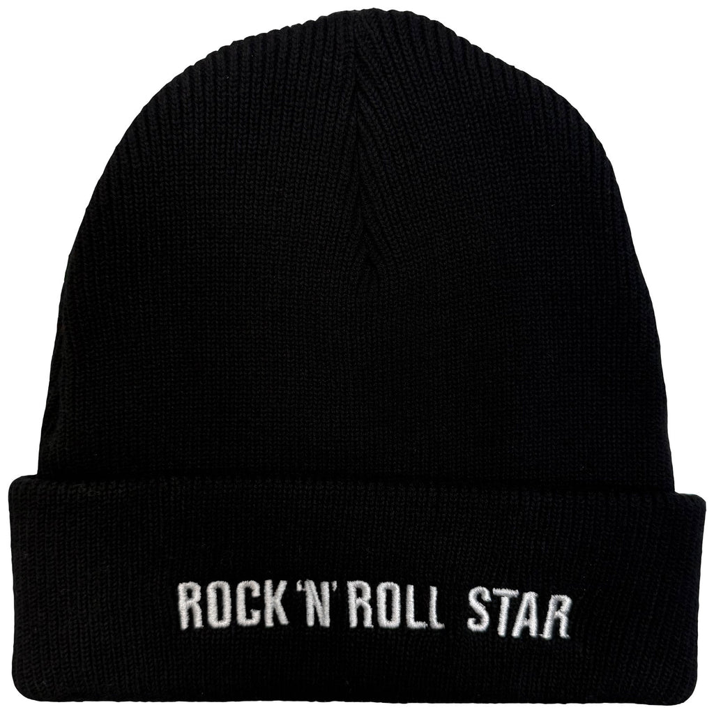 Oasis Unisex Beanie Hat: Live '25 (Black) (Back Print)