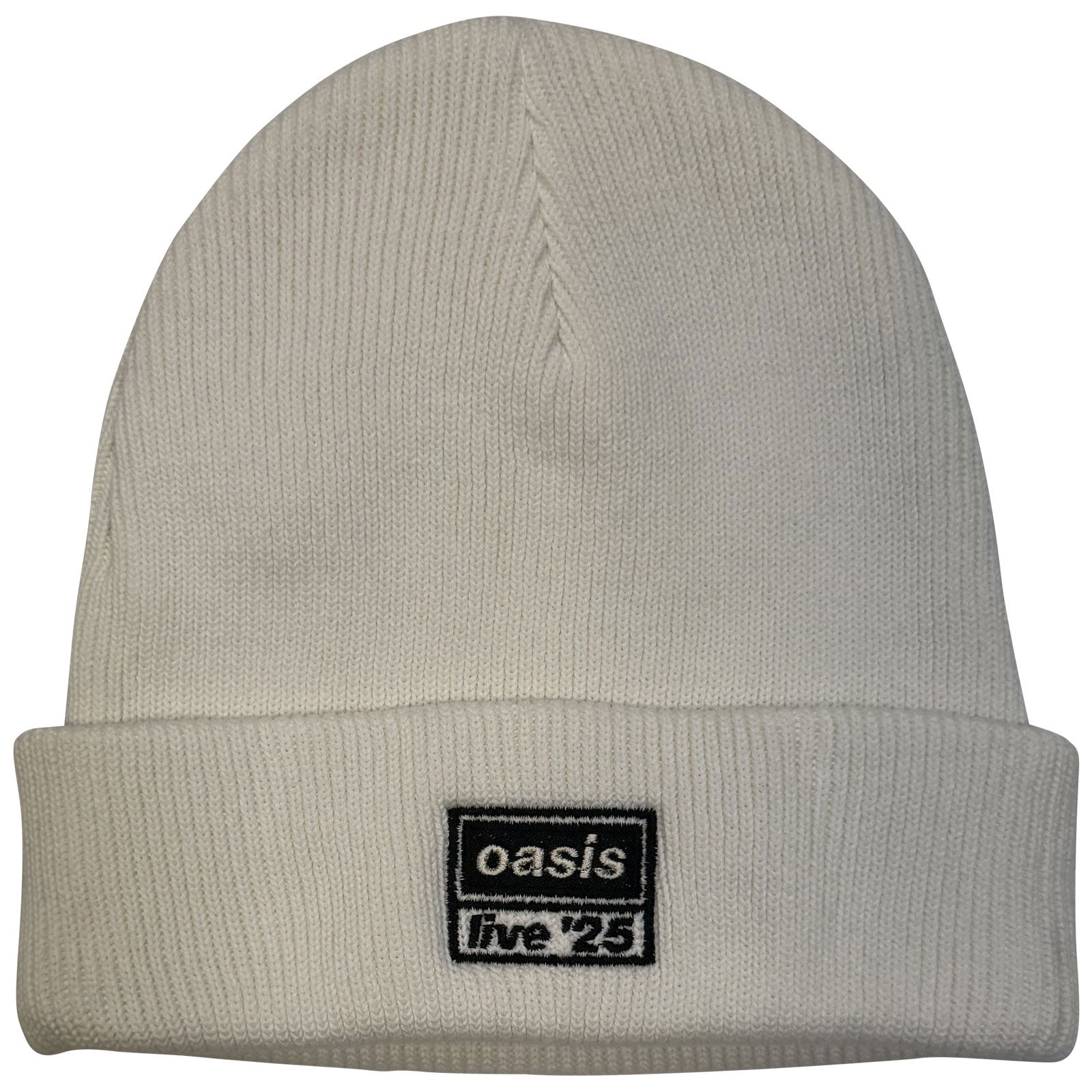 Oasis Unisex Beanie Hat: Live '25 (Natural)
