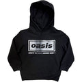 Oasis Kids Pullover Hoodie: What's The Story Distress Logo (Black) (Ex-Tour)