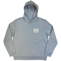 Oasis Unisex Pullover Hoodie: Live '25 Distressed Lockup Pocket (Light Blue) (Ex-Tour)