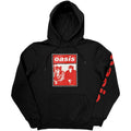 Oasis Unisex Pullover Hoodie: Wonderwall Two Colour Photo (Black) (Ex-Tour)