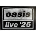 Oasis Fridge Magnet: Live '25 Logo (Ex-Tour)