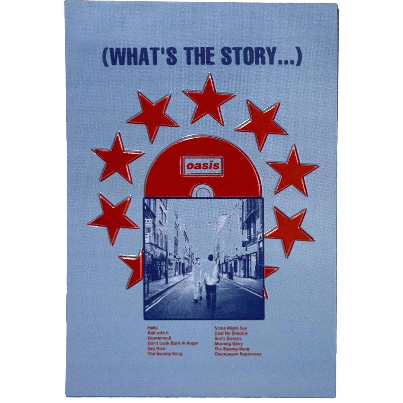 Oasis Fridge Magnet: What's The Story CD Blue (Ex-Tour)