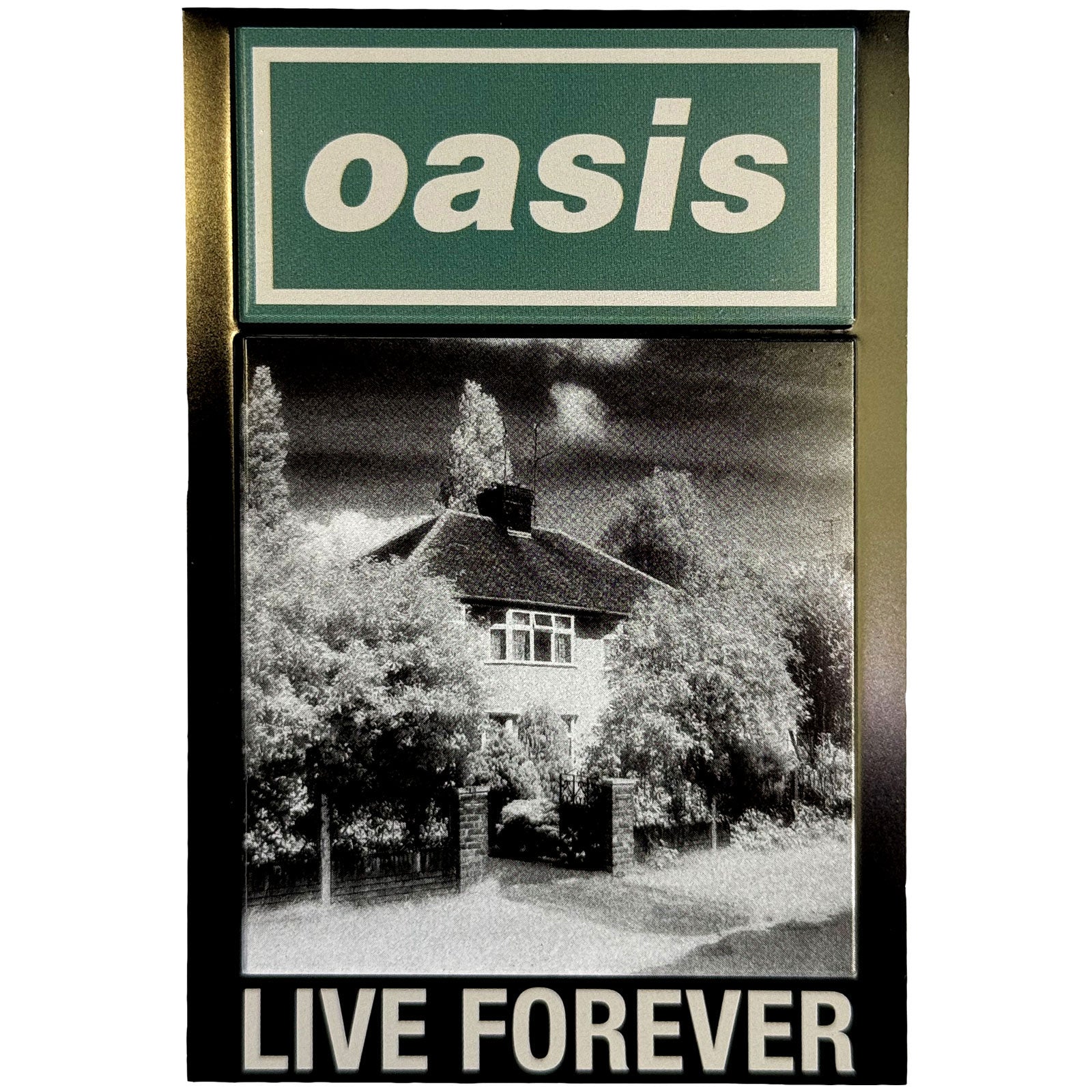 Oasis Fridge Magnet: Live Forever Single (Ex-Tour)